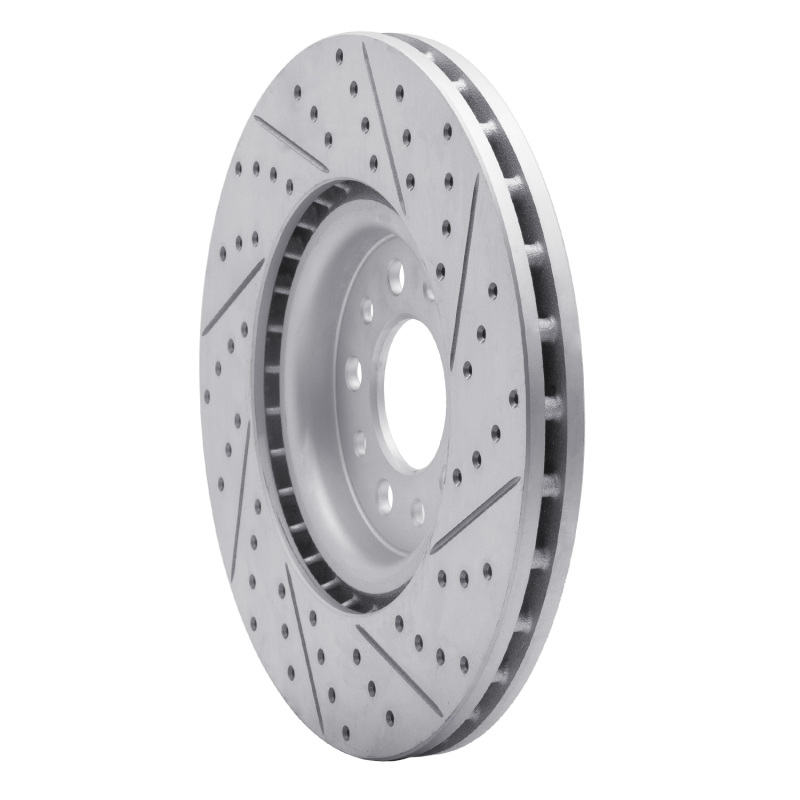 Alfa Romeo Tonale Brake Rotor (1) - Front Left - DFC - Drilled & Slotted Geoperformance - `14-`26 Alfa Romeo Tonale Brake Rotor (1) - Front Left - DFC - Drilled & Slotted Geoperformance - `14-`26