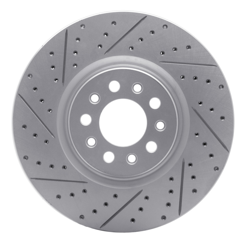 Alfa Romeo Tonale Brake Rotor (1) - Front Right - DFC - Geoperformance Drilled & Slotted - `14-`26 Alfa Romeo Tonale Brake Rotor (1) - Front Right - DFC - Geoperformance Drilled & Slotted - `14-`26