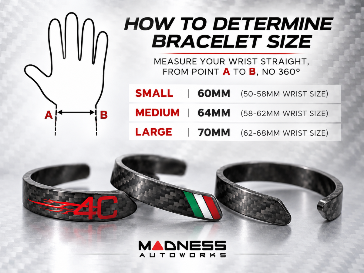 Carbon Fiber Bracelet - Red Candy Carbon Fiber Bracelet - Red Candy