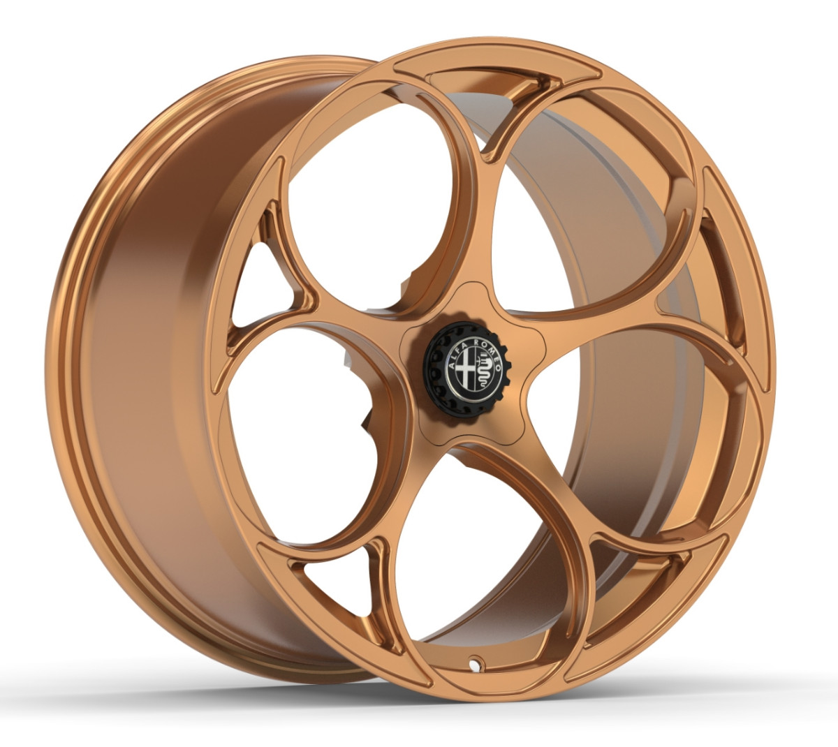 Alfa Romeo Stelvio Custom Wheels - set of 4 - KuhlFX - Forged - GTAm Style - 20" - Gloss Bronze Alfa Romeo Stelvio Custom Wheels - set of 4 - KuhlFX - Forged - GTAm Style - 20" - Gloss Bronze