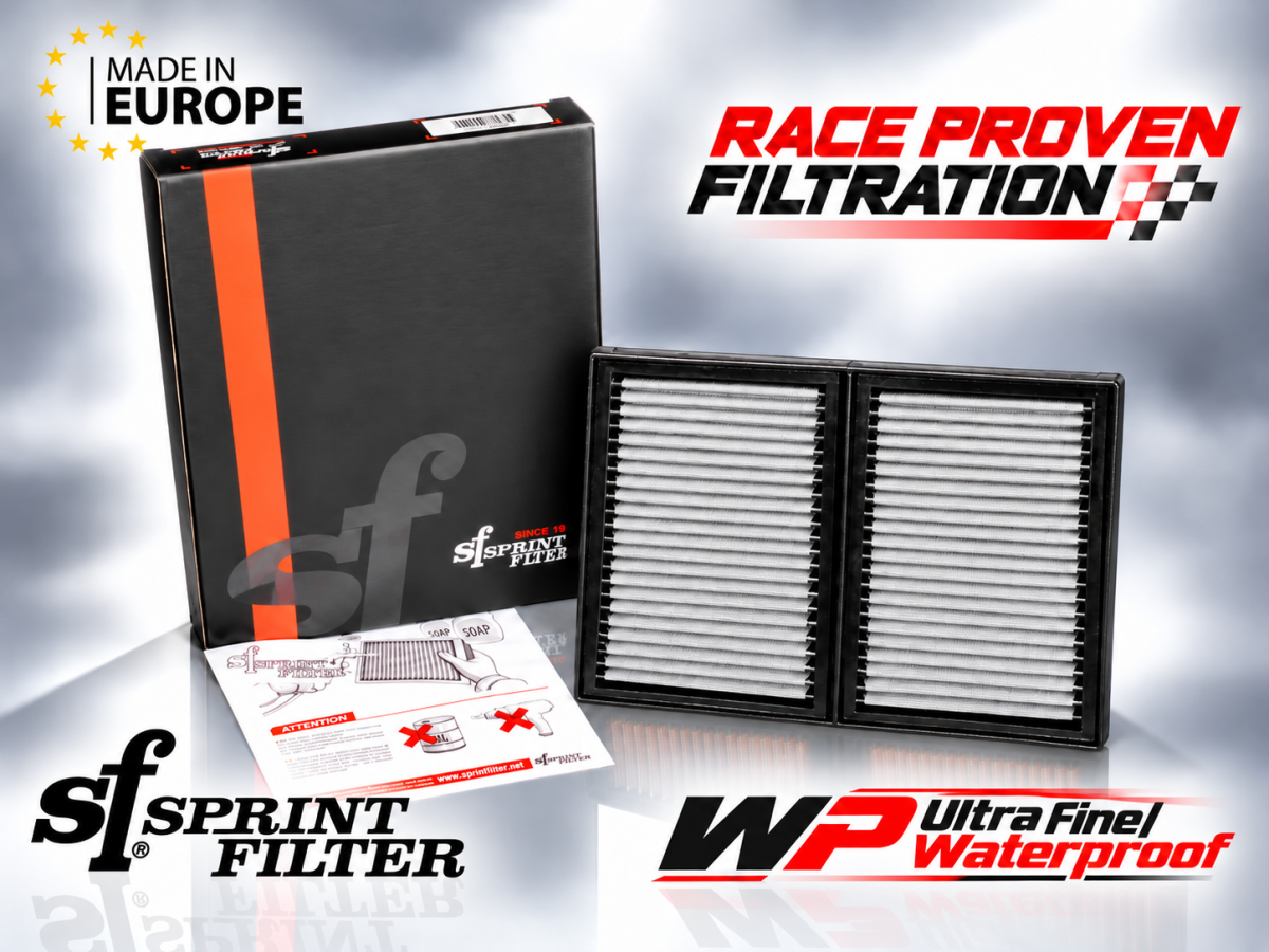 Alfa Romeo Stelvio Performance Air Filter - 2.9L QV - Sprint Filter - WP Ultra Fine/ Waterproof