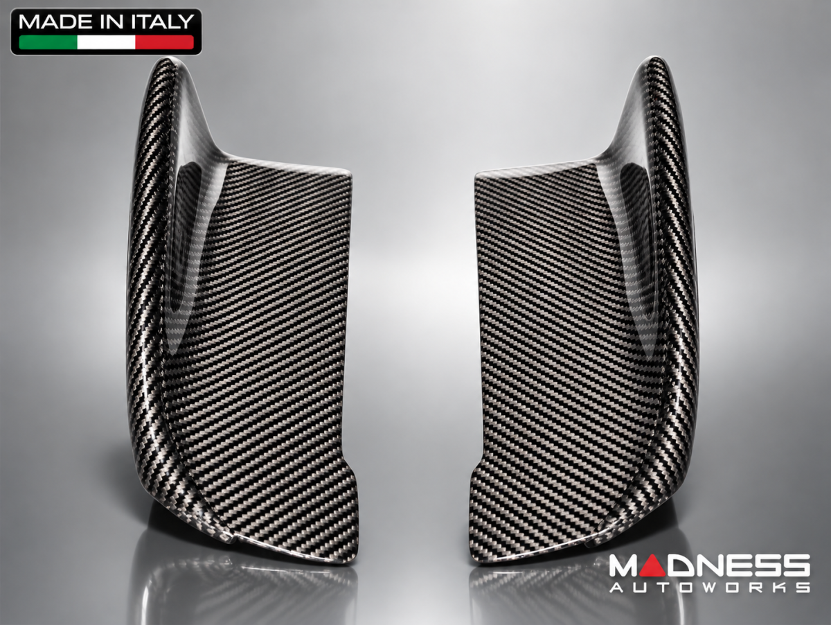 Alfa Romeo Giulia Side Skirt Flaps - Carbon Fiber - Stile Italia Alfa Romeo Giulia Side Skirt Flaps - Carbon Fiber - Stile Italia