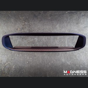 Alfa Romeo 4C Carbon Fiber Radio Cover Frame - Dark Red Candy