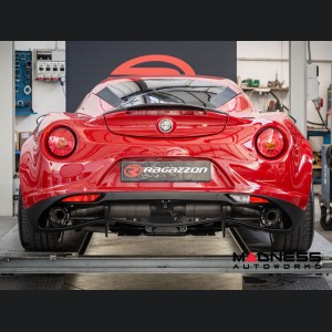 Alfa Romeo 4C Performance Exhaust - Ragazzon - Evo Line - Rear Section - Black Tips - 102mm