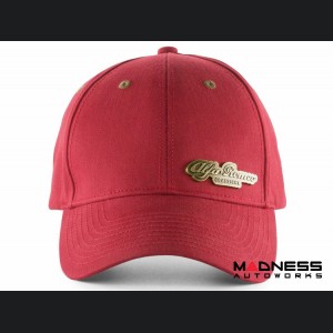 Alfa Romeo Cap - Red w/ Bronze Accents - Classiche