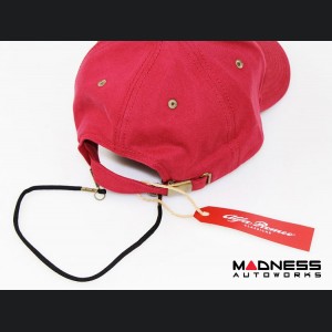 Alfa Romeo Cap - Red w/ Bronze Accents - Classiche