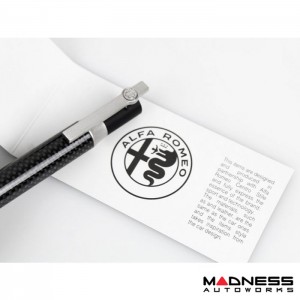 Alfa Romeo Carbon Fiber Pen - Ballpoint