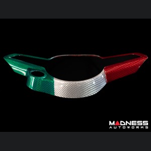 Alfa Romeo Giulia Steering Wheel Trim - Carbon Fiber - Italian Theme - Center Trim Piece - Feroce Carbon - '20+