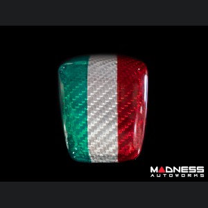 Alfa Romeo Giulia Steering Wheel Trim - Carbon Fiber - Italian Theme - Lower Center Trim Piece - Feroce Carbon - '20+