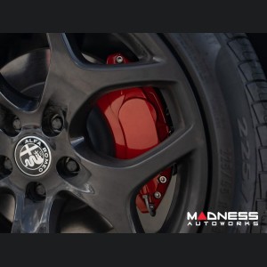 Alfa Romeo Stelvio Brake Caliper Cover Kit - Set of 4 - Red