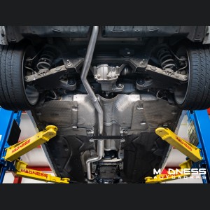 Alfa Romeo Giulia Performance Exhaust - 2.0L - MADNESS - Lusso - Blue Flame Tips