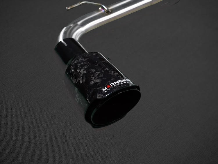 Alfa Romeo Giulia Performance Exhaust - 2.0L - MADNESS - Monza - Forged Carbon Fiber Tips