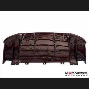 Alfa Romeo Giulia Rear Diffuser - Carbon Fiber - Quadrifoglio Model - Dark Red Candy