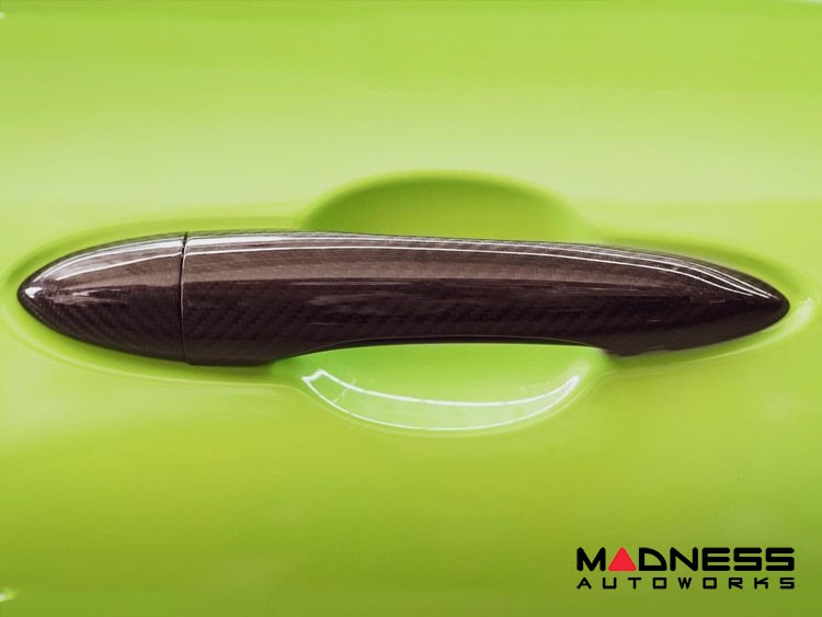 Alfa Romeo Giulia Exterior Door Handle Set - Carbon Fiber - Feroce Carbon