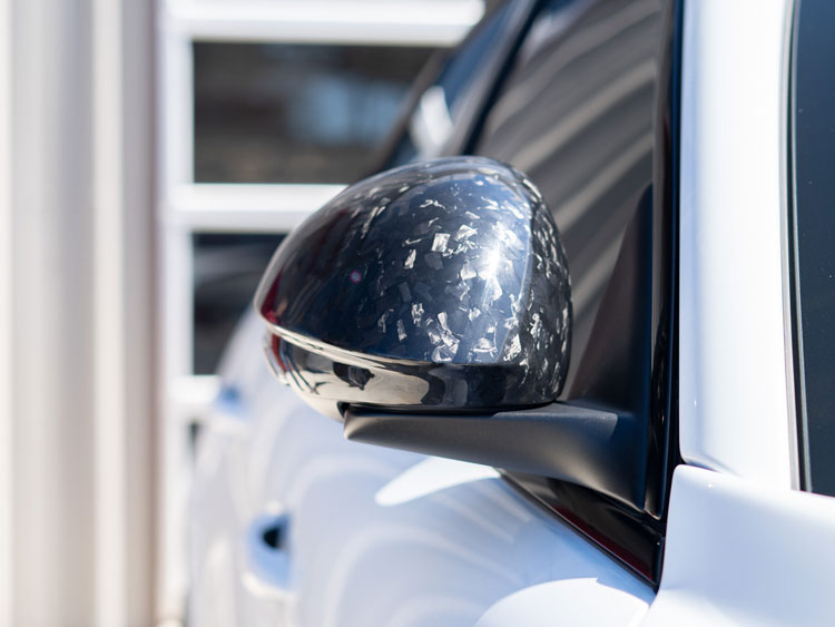 Alfa Romeo Giulia Mirror Covers - Carbon Fiber - Caps - Feroce Carbon - Forged Carbon