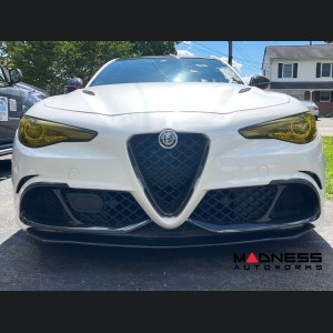 Alfa Romeo Giulia Carbon Fiber Front Bumper Flap Set - Quadrifoglio