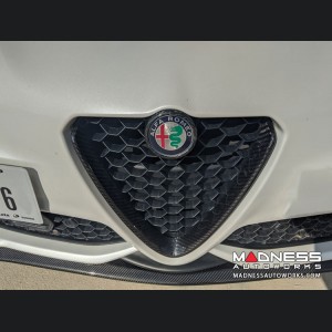 Alfa Romeo Giulia Front Spoiler - Carbon Fiber - Italia Style - Stile Italia - Sport/ Ti/ Veloce - V3