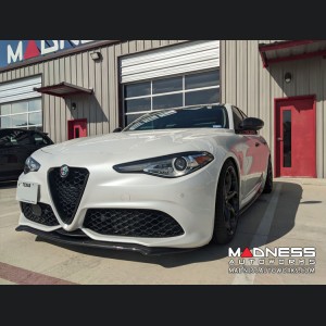 Alfa Romeo Giulia Front Spoiler - Carbon Fiber - Italia Style - Stile Italia - Sport/ Ti/ Veloce - V3