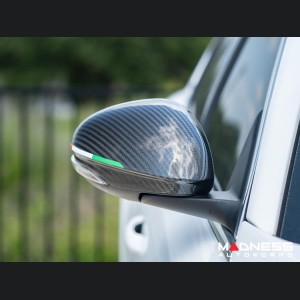 Alfa Romeo Giulia Mirror Covers - Carbon Fiber - Full Replacements - GTA Style