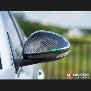 Alfa Romeo Giulia Mirror Covers - Carbon Fiber - Full Replacements - GTA Style