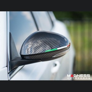 Alfa Romeo Giulia Mirror Covers - Carbon Fiber - Full Replacements - GTA Style