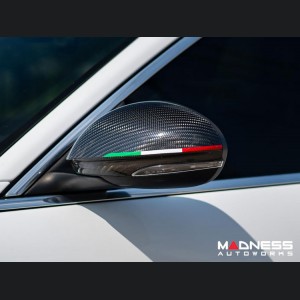 Alfa Romeo Giulia Mirror Covers - Carbon Fiber - Full Replacements - GTA Style