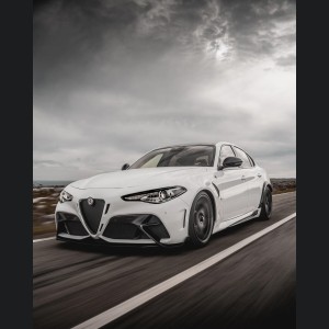 Alfa Romeo Giulia Quadrifoglio GTAm Conversion Kit by PariS'5 GaraGe - Complete Kit - FRP/ Carbon Fiber Combo