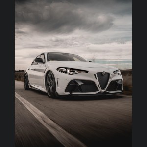 Alfa Romeo Giulia Quadrifoglio GTAm Conversion Kit by PariS'5 GaraGe - Complete Kit - FRP/ Carbon Fiber Combo