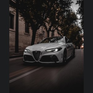 Alfa Romeo Giulia Quadrifoglio GTAm Conversion Kit by PariS'5 GaraGe - Complete Kit - FRP/ Carbon Fiber Combo