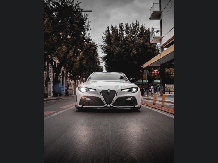 Alfa Romeo Giulia Quadrifoglio GTAm Conversion Kit by PariS'5 GaraGe - Complete Kit - FRP/ Carbon Fiber Combo