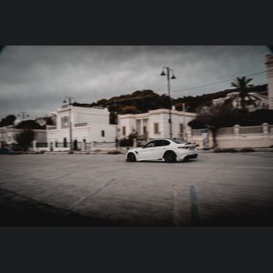 Alfa Romeo Giulia Quadrifoglio GTAm Conversion Kit by PariS'5 GaraGe - Complete Kit - FRP/ Carbon Fiber Combo