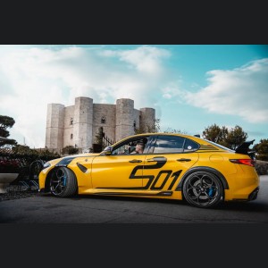 Alfa Romeo Giulia Quadrifoglio GTAm Conversion Kit by PariS'5 GaraGe - Complete Kit - FRP/ Carbon Fiber Combo