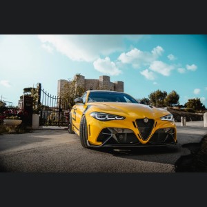 Alfa Romeo Giulia Quadrifoglio GTAm Conversion Kit by PariS'5 GaraGe - Complete Kit - FRP/ Carbon Fiber Combo