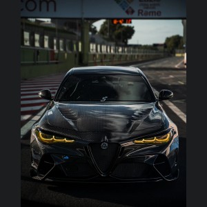 Alfa Romeo Giulia Quadrifoglio GTAm Conversion Kit by PariS'5 GaraGe - Complete Kit - Carbon Fiber