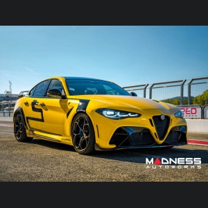 Alfa Romeo Giulia Quadrifoglio GTAm Conversion Kit by PariS'5 GaraGe - Complete Kit - FRP/ Carbon Fiber Combo