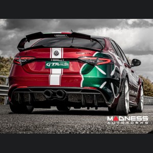 Alfa Romeo Giulia Quadrifoglio GTAm Conversion Kit by PariS'5 GaraGe - Rear Diffuser - Carbon Fiber