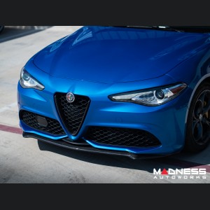 Alfa Romeo Giulia Front Spoiler - Carbon Fiber - Italia Style - Stile Italia - Sport/ Ti/ Veloce - V3