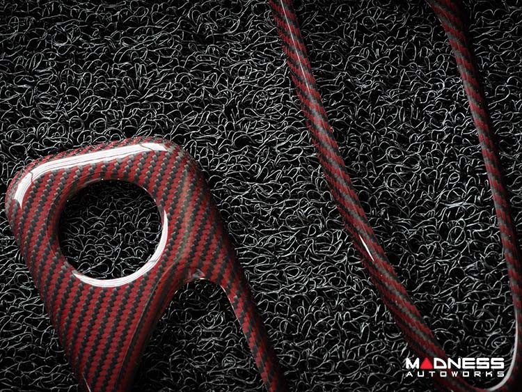 Alfa Romeo Giulia Complete Interior Trim Kit - Red Carbon Fiber 