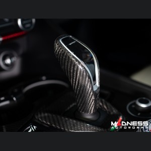Alfa Romeo Stelvio Gear Selector Trim - Carbon Fiber - '20+ models - Feroce Carbon