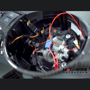 Alfa Romeo Stelvio Steering Wheel - Carbon Fiber - w/ LED Functions - QV Models