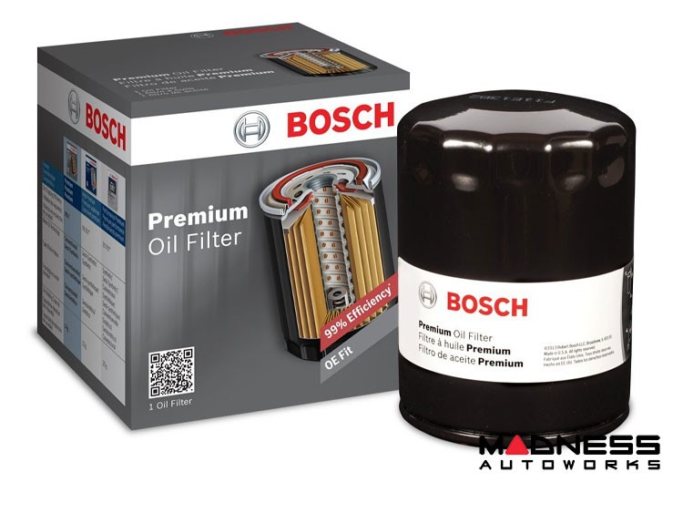 Alfa Romeo Giulia Oil Filter - 2.0L - Bosch Premium