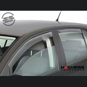 Alfa Romeo Giulia Side Window Air Deflectors - Front + Rear Set - Farad