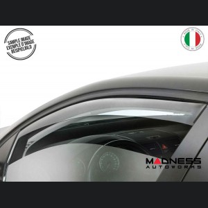 Alfa Romeo Giulia Side Window Air Deflectors - Front + Rear Set - Farad