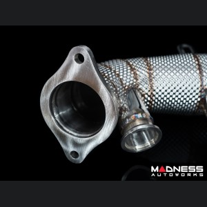 Alfa Romeo Giulia Downpipe - 2.0L - TUO - w/ Heat Shield 