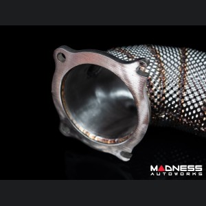 Alfa Romeo Giulia Downpipe - 2.0L - TUO - w/ Heat Shield 