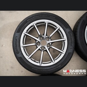  Alfa Romeo Giulia Wheel + Tire Set - Geniune Alfa - 17" - Take Off