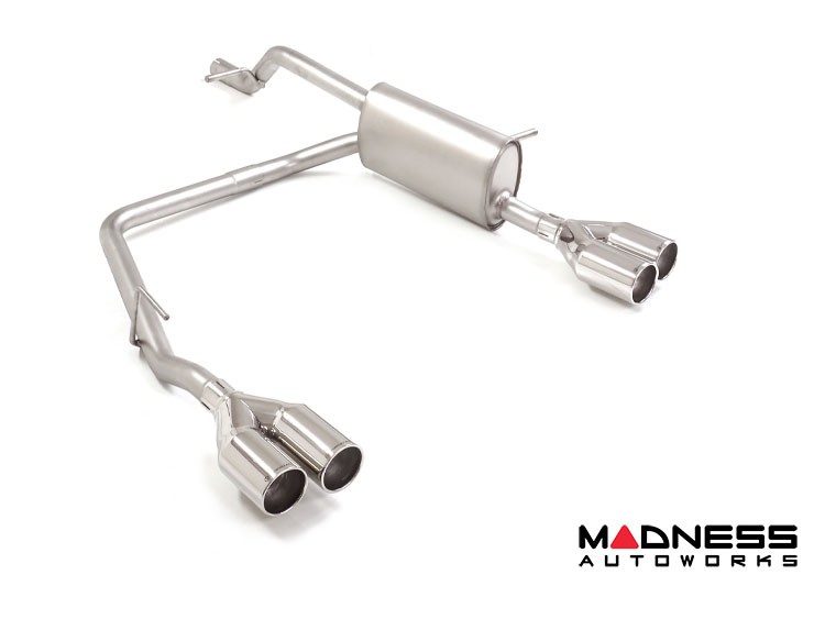 Alfa Romeo Junior Performance Exhaust - 1.2L - Ragazzon - Muffled - Axle Back - Dual Exit/ Quad Staggered Tips