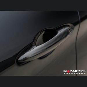 Alfa Romeo Stelvio Exterior Door Handle Set - Carbon Fiber