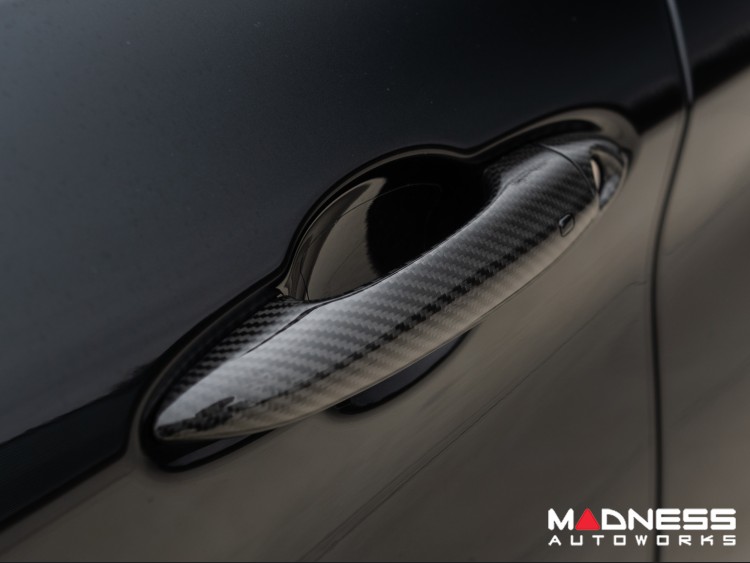 Alfa Romeo Stelvio Exterior Door Handle Set - Carbon Fiber
