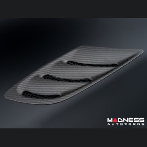  Alfa Romeo Stelvio Hood Air Vent Trim Kit - Quadrifoglio - Carbon Fiber